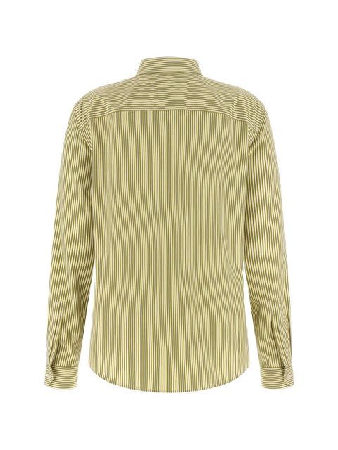Saint Laurent Cassandre cotton shirt - Green - zdjęcie produktu nr 2