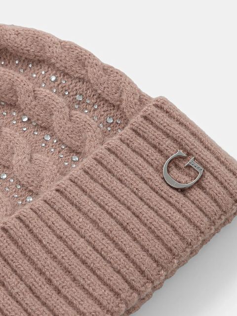 Guess czapka kolor różowy AW5385 POL01 - zdjęcie produktu nr 2