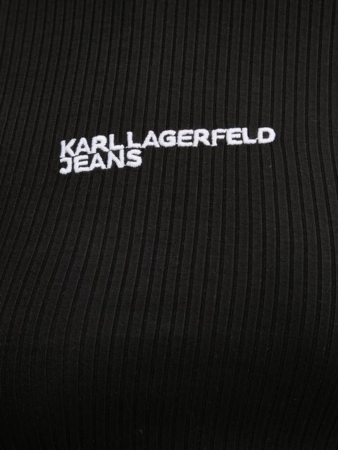 Karl Lagerfeld Jeans longsleeve damski kolor czarny A1W17037
