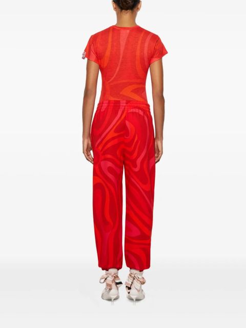 PUCCI abstract-print T-shirt - Red