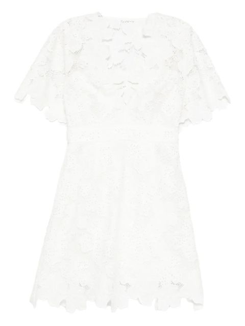 SANDRO floral lace mini dress - White - zdjęcie produktu nr 1