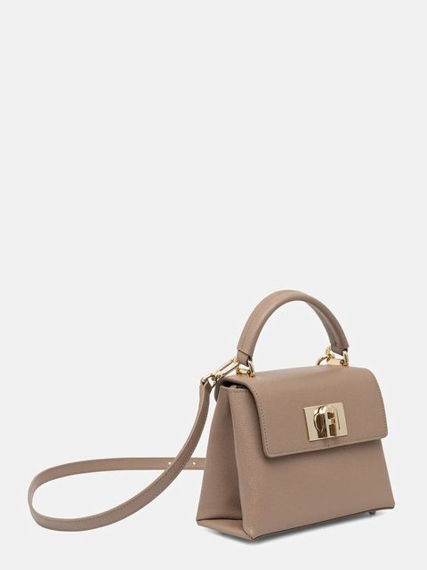 Furla torebka skórzana kolor beżowy WB00109.ARE000.1257S - zdjęcie produktu nr 2