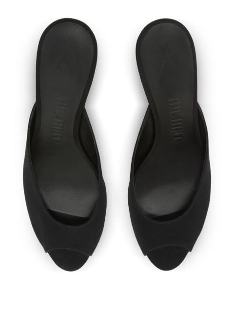 The Attico 65mm Ada peep-toe heeled mules - Black - zdjęcie produktu nr 2