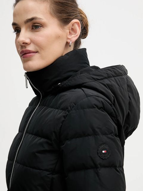 Tommy Hilfiger kurtka puchowa kolor czarny zimowa WW0WW47542