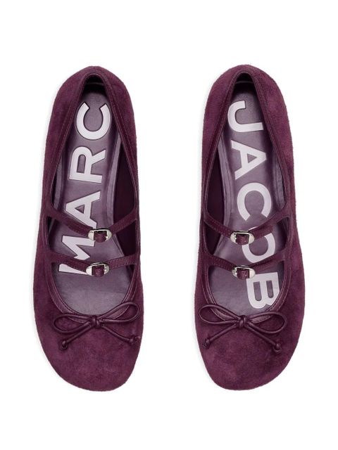 Marc Jacobs bow-detail ballerina flats - Purple