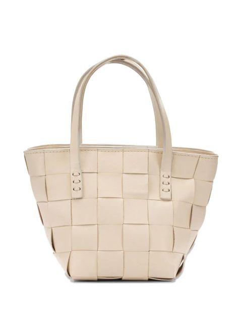DRAGON DIFFUSION mini Japan woven leather tote bag - Neutrals - zdjęcie produktu nr 1