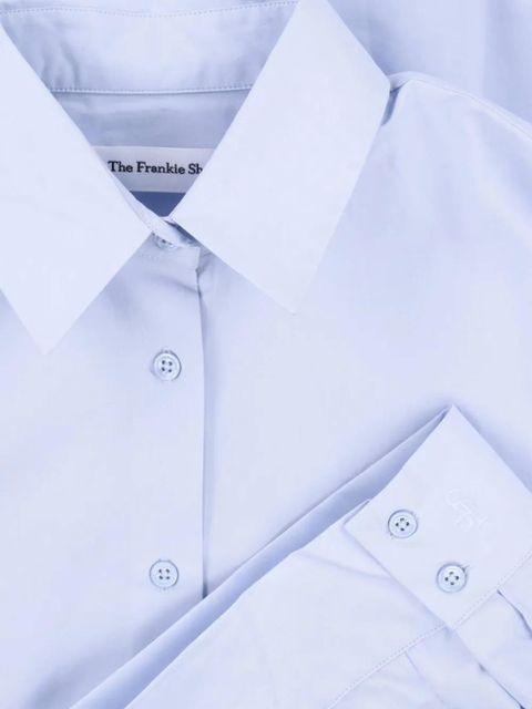 The Frankie Shop Tila wide-sleeve shirt - Blue