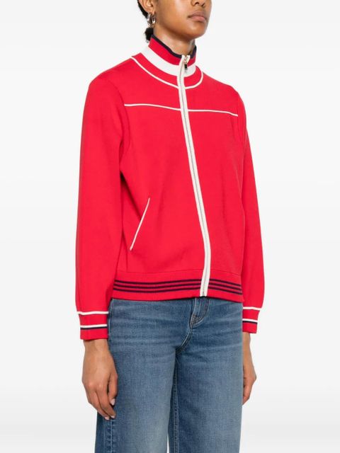Maje zip-up cardigan - Red