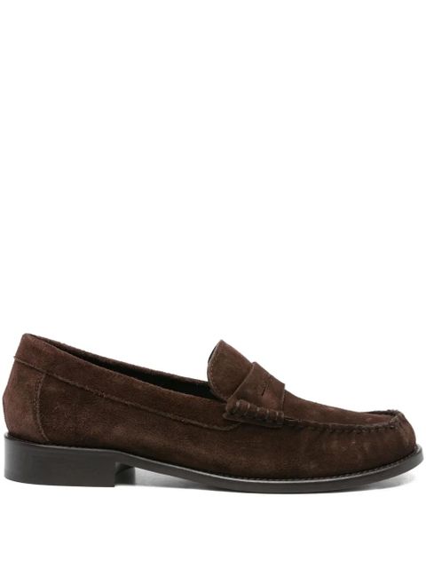 Paris Texas penny-strap suede loafers - Brown - zdjęcie produktu nr 1