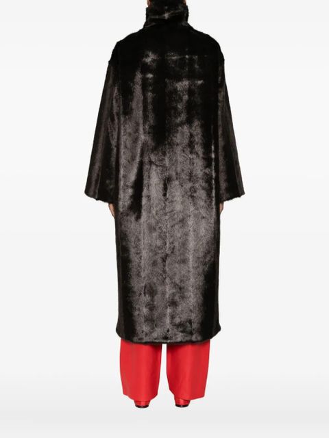 Róhe faux-fur buttoned coat - Brown - zdjęcie produktu nr 2