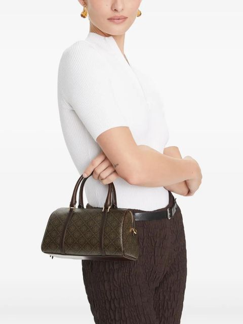 Tory Burch mini T Monogram Barrel tote bag - Brown - zdjęcie produktu nr 2