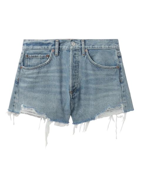 AGOLDE ripped denim shorts - Blue - zdjęcie produktu nr 1