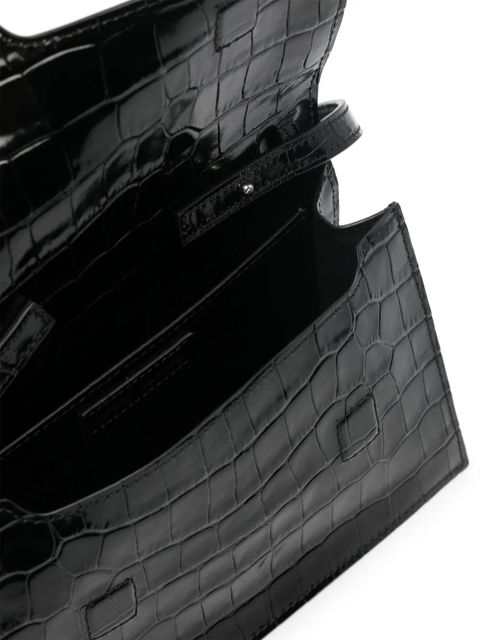 Coperni small Folder leather shoulder bag - Black