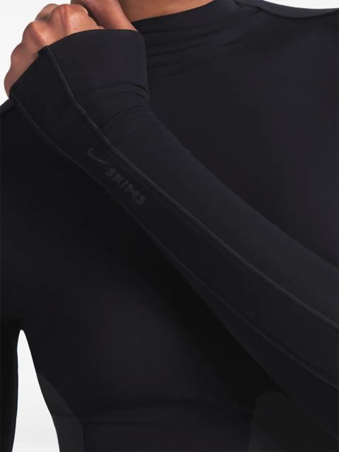 Skims mock-neck long-sleeve top - Black - zdjęcie produktu nr 2