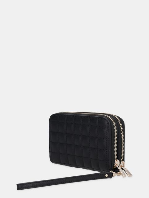 Guess portfel NADIRA damski kolor czarny SWQG84 24164