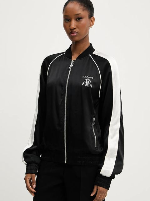 Karl Lagerfeld kurtka kolor czarny przejściowa A3W14037