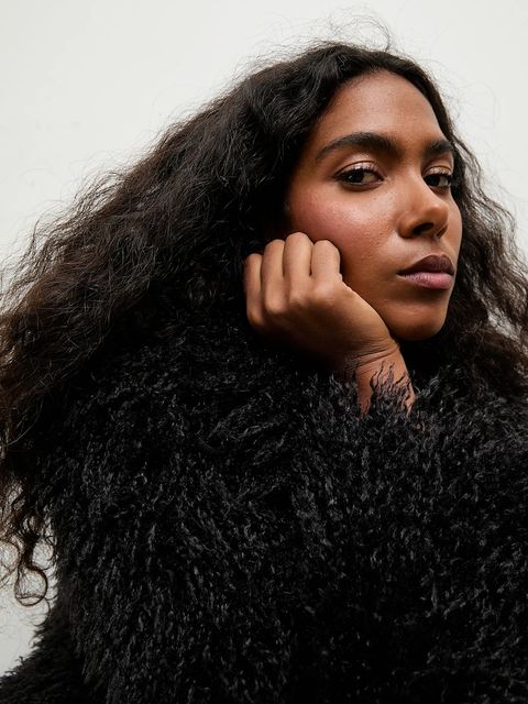 Answear.LAB płaszcz kolor czarny