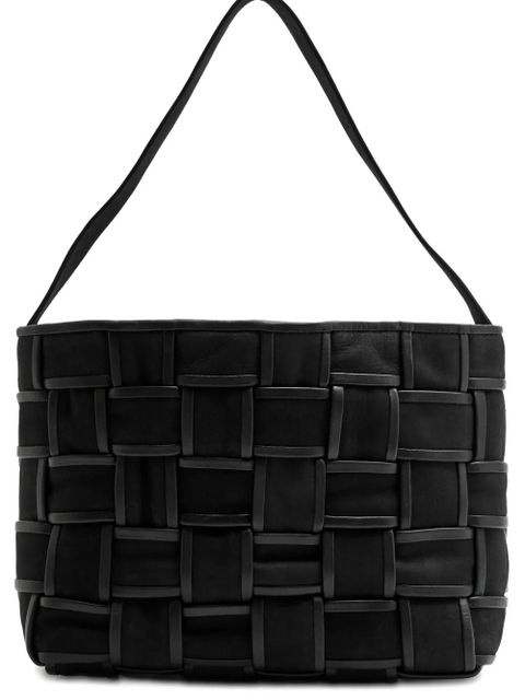 St. Agni Border Woven tote bag - Black - zdjęcie produktu nr 2