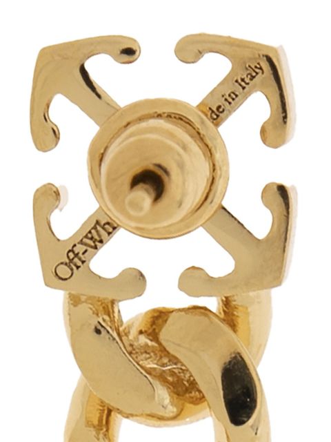 Off-White Arrow drop earrings - Gold