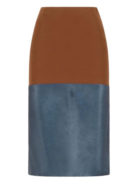 Marni panelled midi skirt - Blue - zdjęcie produktu nr 1