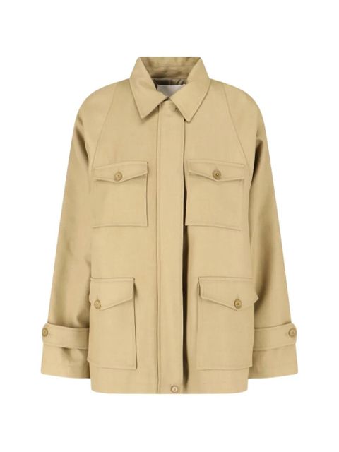 The Frankie Shop Kelia padded utility jacket - Neutrals - zdjęcie produktu nr 1