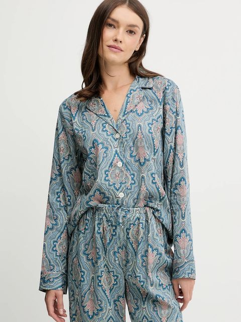 Lauren Ralph Lauren piżama damska kolor niebieski ILN92476