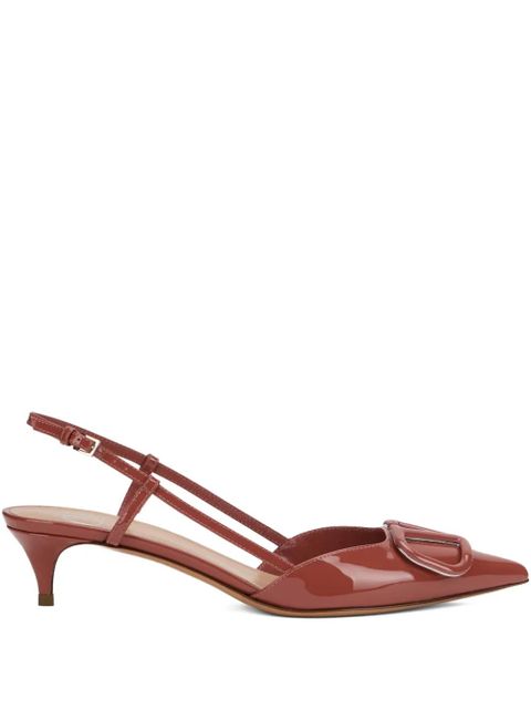 Valentino Garavani VLogo strap pumps - Brown - zdjęcie produktu nr 1
