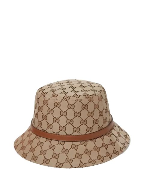 Gucci printed trim hat - Neutrals - zdjęcie produktu nr 2
