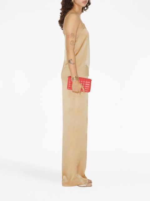 Burberry EKD wide-leg silk trousers - Neutrals