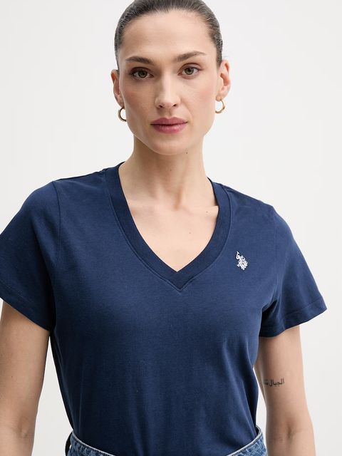 U.S. Polo Assn. t-shirt bawełniany V-NECK