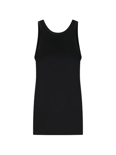 TOTEME curved satin tank top - Black - zdjęcie produktu nr 2