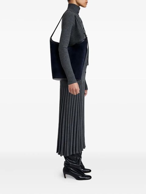 Proenza Schouler bucket-shape suede-leather tote bag - Blue - zdjęcie produktu nr 2