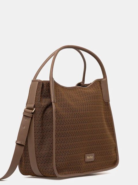 Twinset torebka kolor brązowy 251TD8040