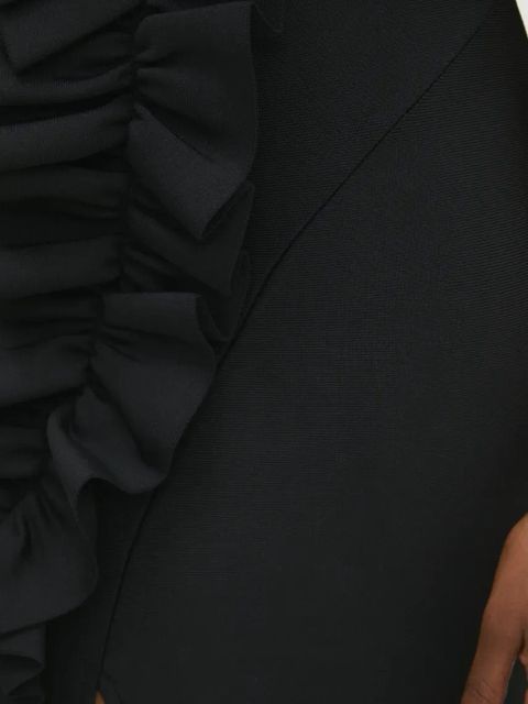 Answear.LAB sukienka kolor czarny maxi dopasowana