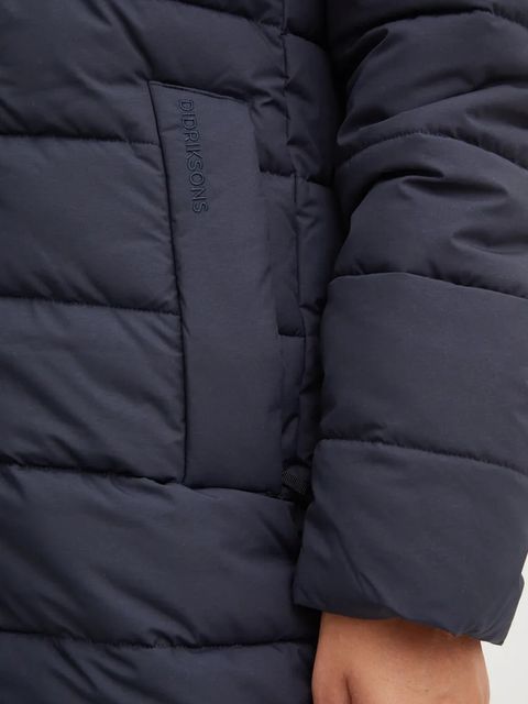 Didriksons kurtka STELLA damska kolor granatowy zimowa 505538