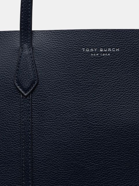 Tory Burch torebka skórzana Perry kolor granatowy 169476-498
