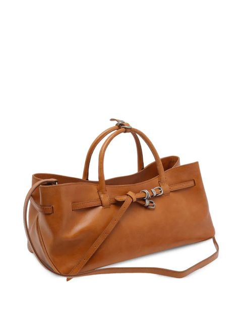 Marge Sherwood carabiner-closure removable-strap tote bag - Brown