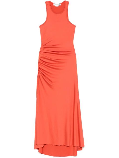 Victoria Beckham ruched maxi dress - Orange - zdjęcie produktu nr 1