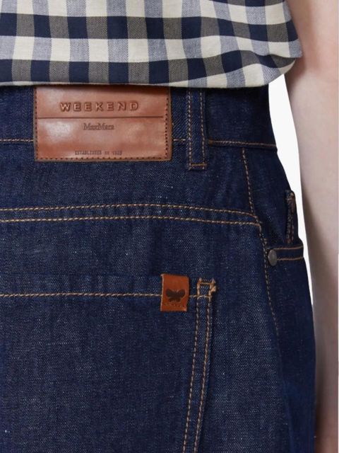 Weekend Max Mara button denim shorts - Blue