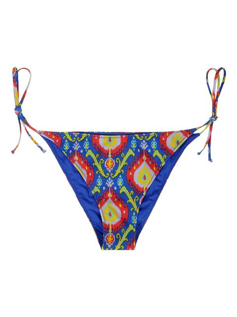 MC2 Saint Barth abstract-print bikini briefs - Blue - zdjęcie produktu nr 1