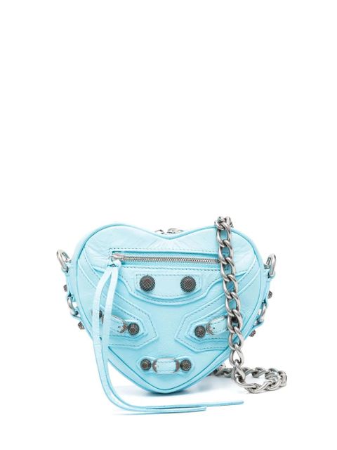 Balenciaga mini Le Cagole Heart crossbody bag - Blue