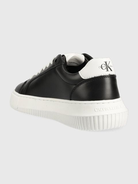 Calvin Klein Jeans sneakersy skórzane YW0YW00823 CHUNKY CUPSOLE MONOLOGO W - zdjęcie produktu nr 2