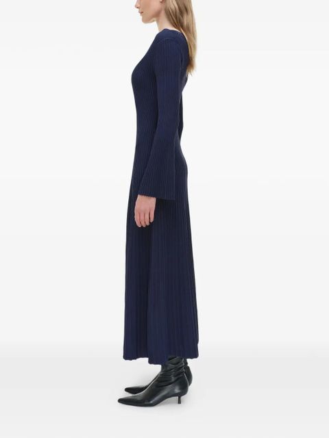 Simkhai Genna bell-sleeve midi dress - Blue
