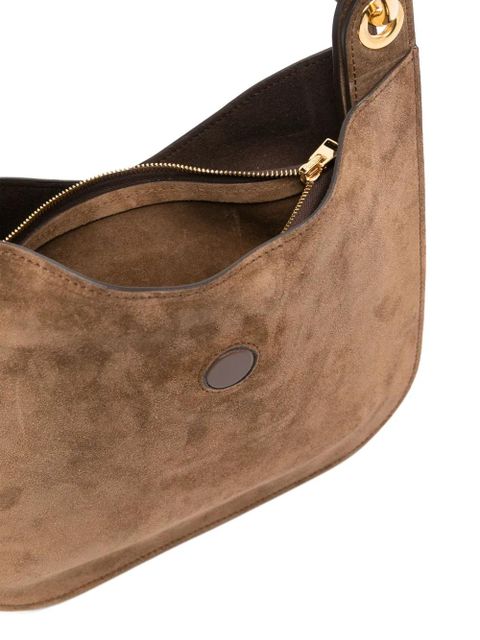 TOM FORD small Tara suede cross body bag - Brown