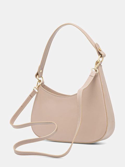 Answear.LAB torebka skórzana kolor brązowy