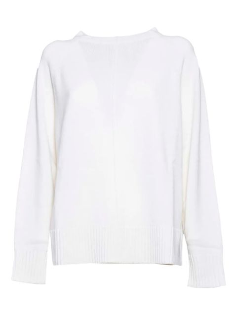 Max Mara ribbed-detail sweater - White - zdjęcie produktu nr 1