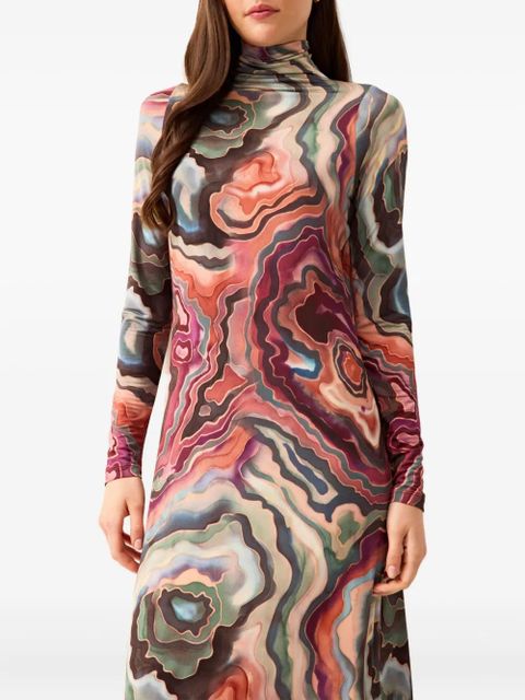 Marie Oliver Paxton midi dress - Pink