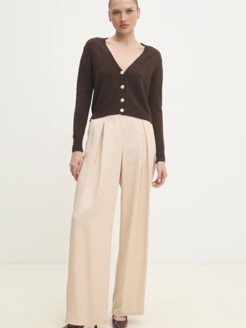 Answear.LAB kardigan damski kolor brązowy lekki