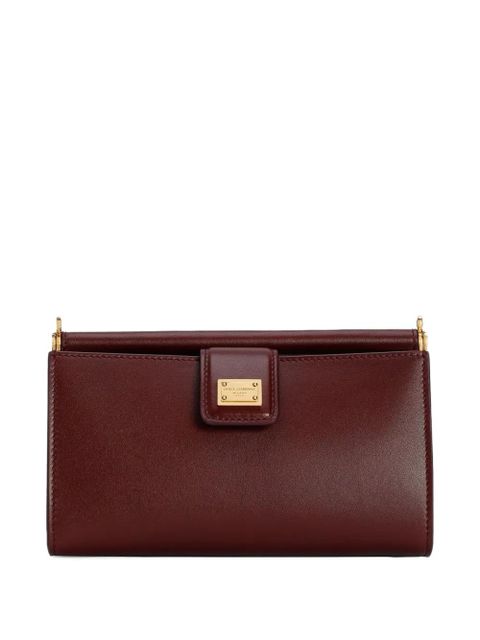 Dolce & Gabbana leather shoulder bag - Red - zdjęcie produktu nr 1
