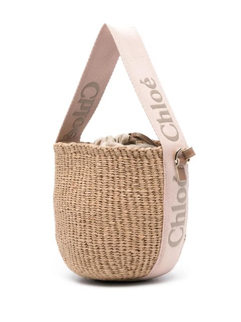 Chloé small Woody bucket bag - Brown